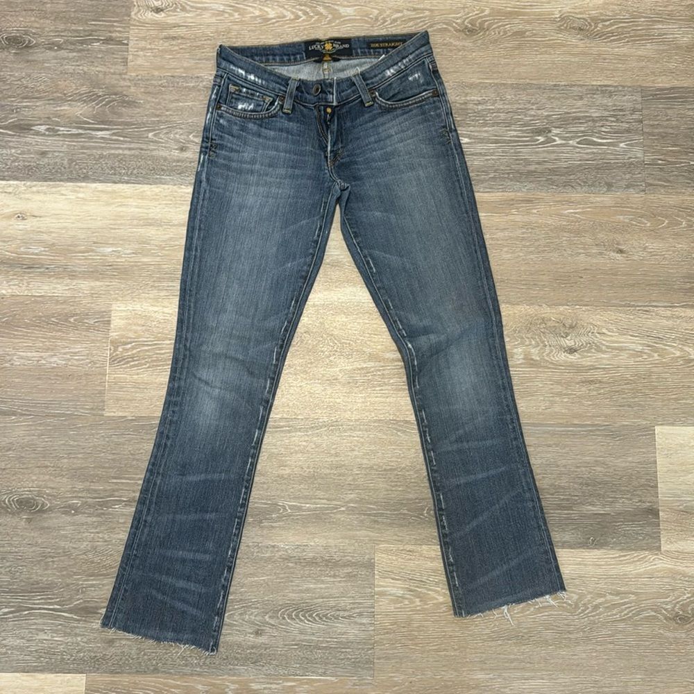 Lucky Brand Zoe Straight Jeans - Picture 1 of 10